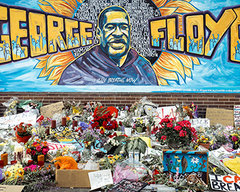 George Floyd mural