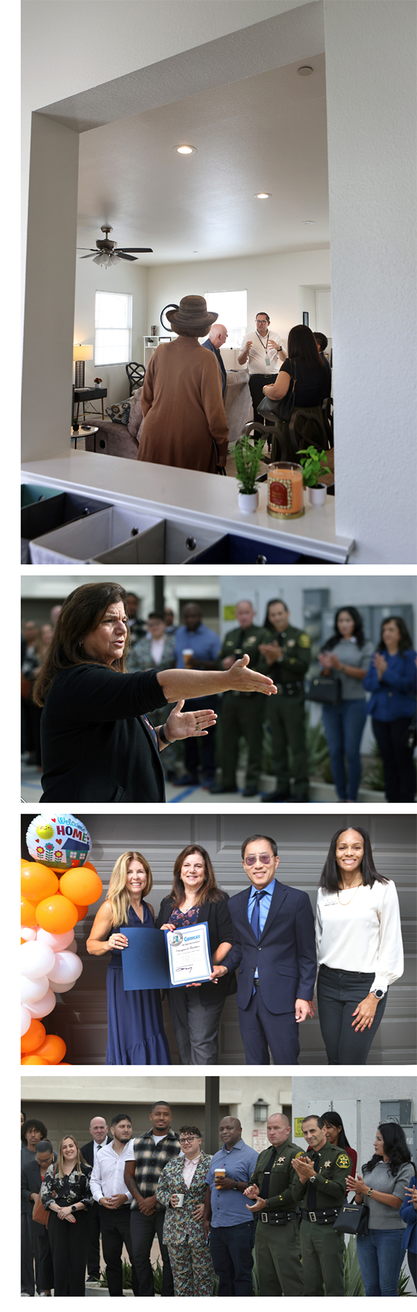 scenes from house opening