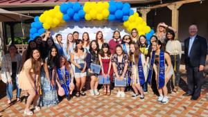 awardees and the dean