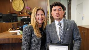 Solorio with Cauffman