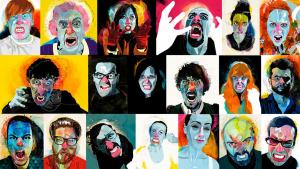 angry faces